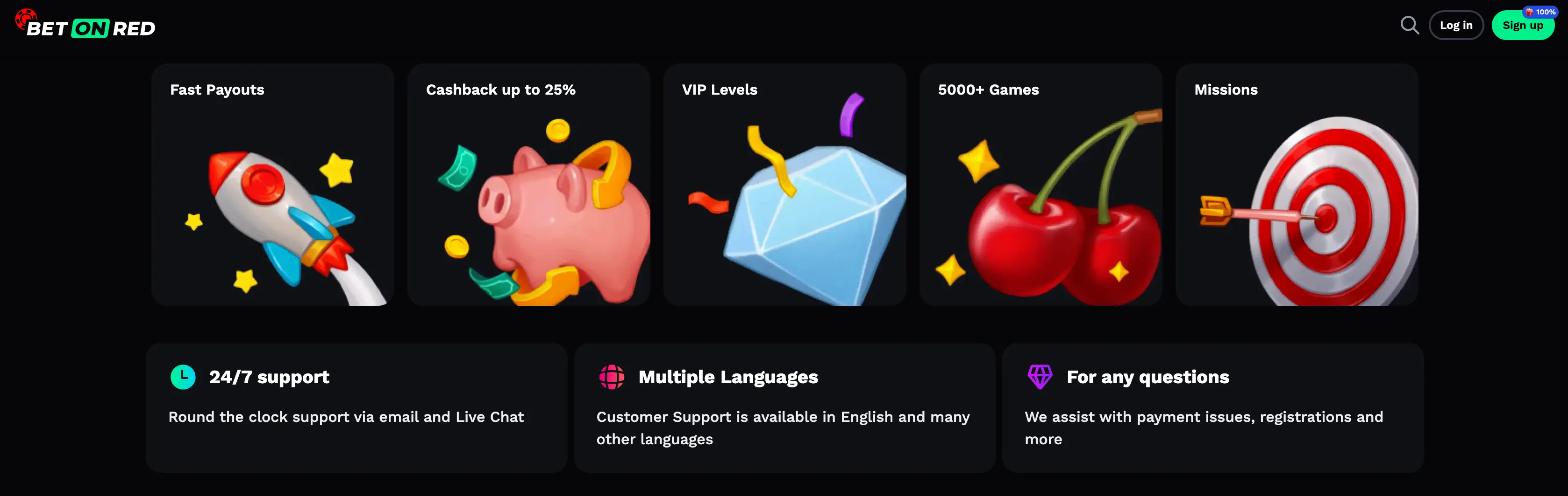 Bónus, Jogos e Vantagens Bónus, Jogos e Vantagens